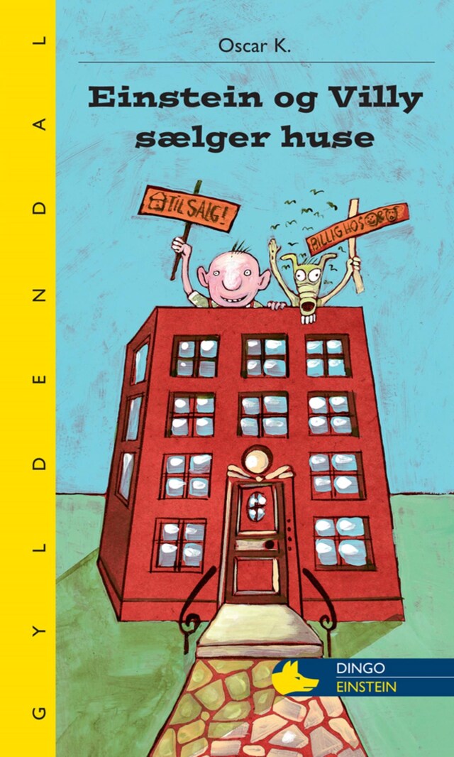 Book cover for Einstein og Villy sælger huse