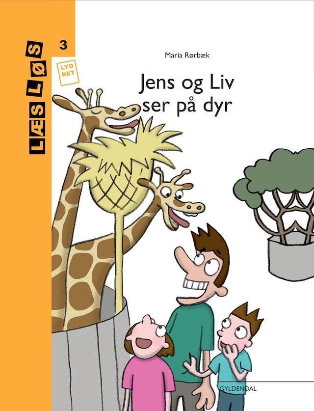 Book cover for Jens og Liv ser på dyr