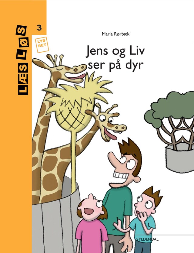 Bokomslag for Jens og Liv ser på dyr