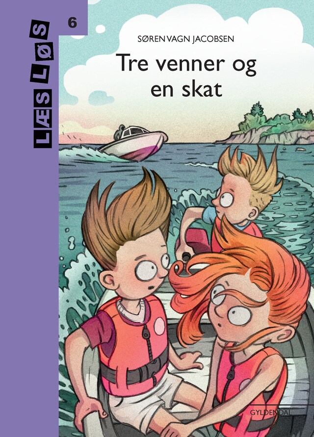 Book cover for Tre venner og en skat
