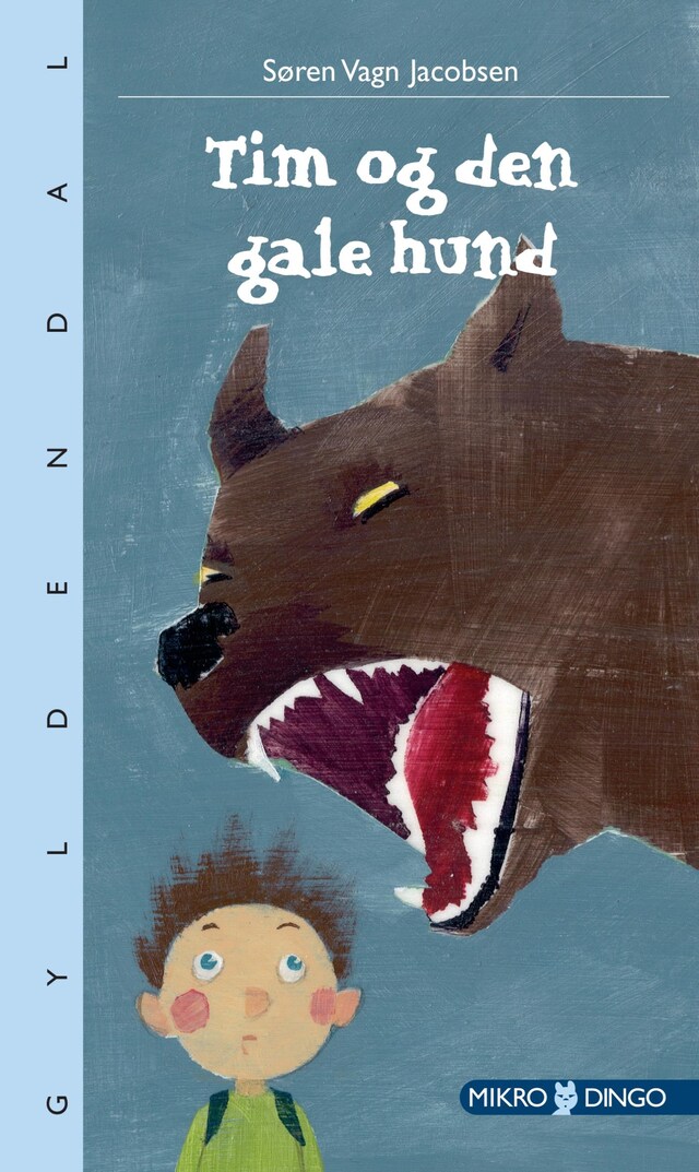 Portada de libro para Tim og den gale hund