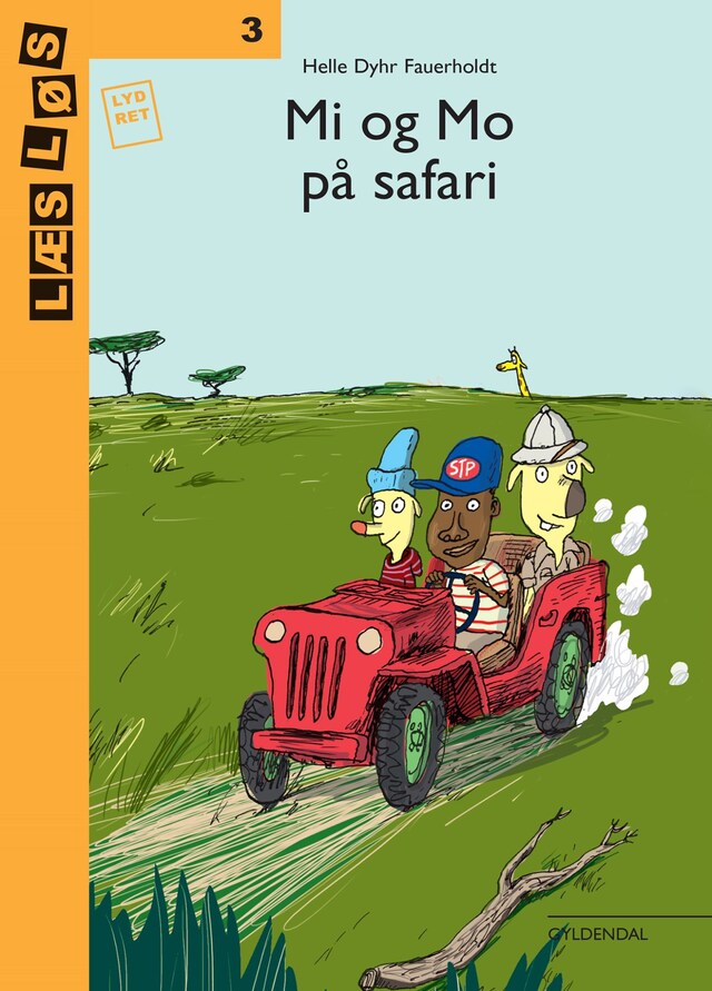 Boekomslag van Mi og Mo på safari