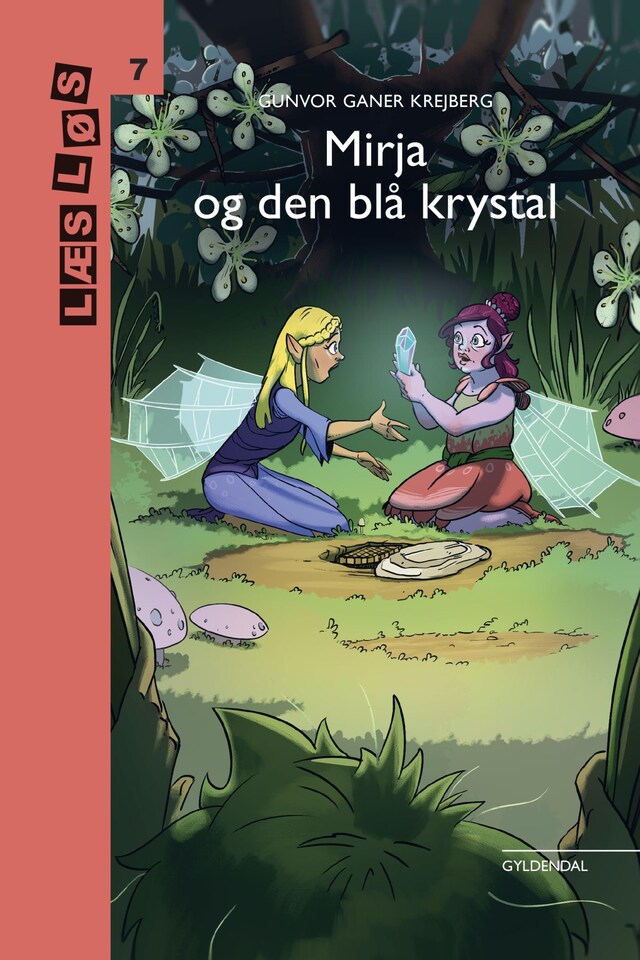 Book cover for Mirja og den blå krystal