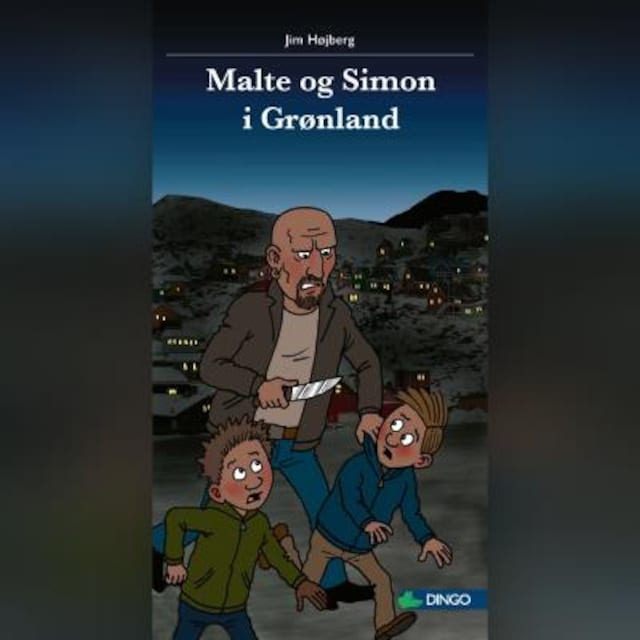 Kirjankansi teokselle Malte og Simon i Grønland