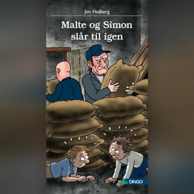 Book cover for Malte og Simon slår til igen