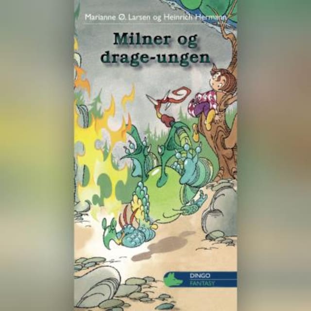 Boekomslag van Milner og drage-ungen