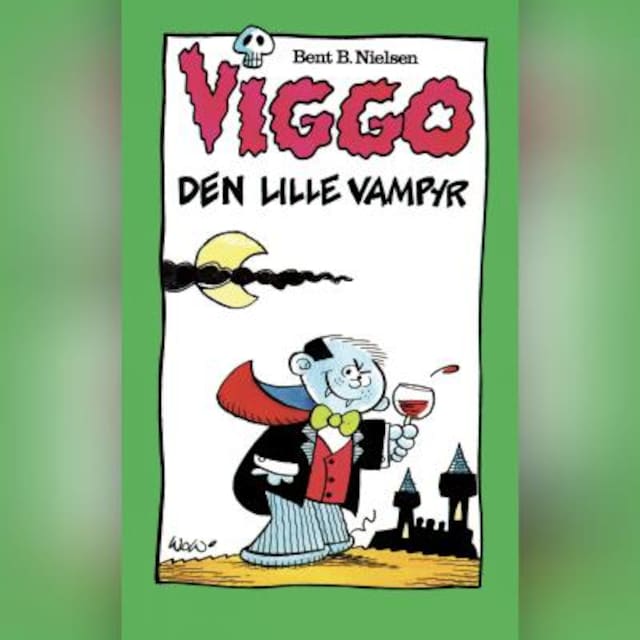 Portada de libro para Viggo, den lille vampyr