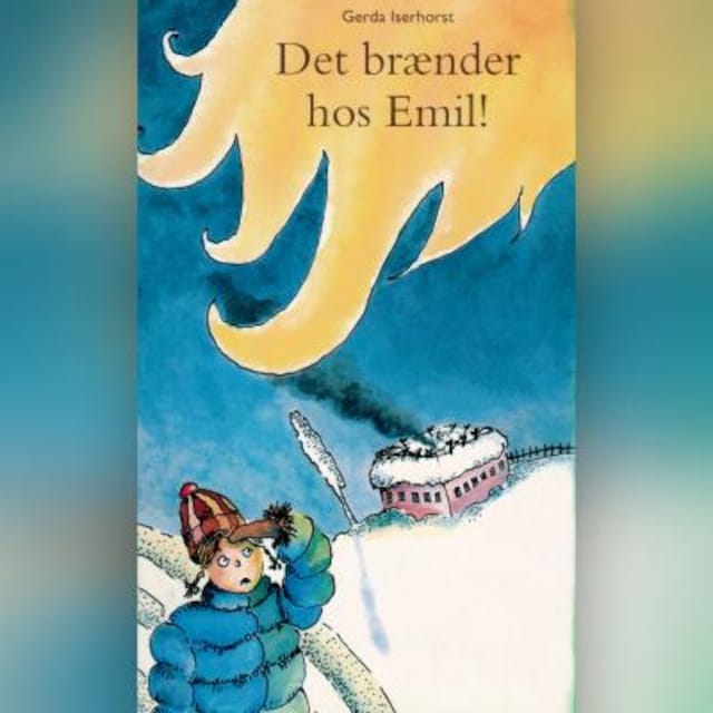 Couverture de livre pour Det brænder hos Emil!