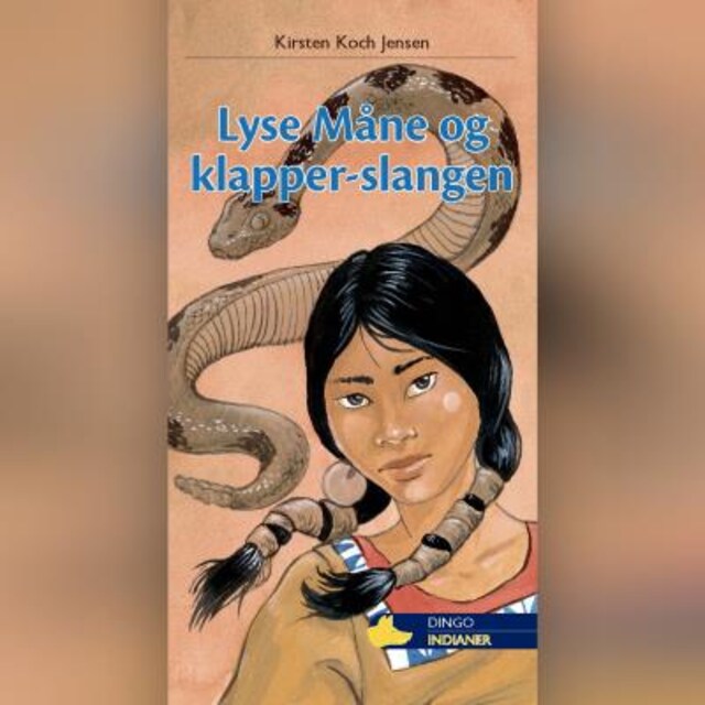 Portada de libro para Lyse Måne og klapper-slangen