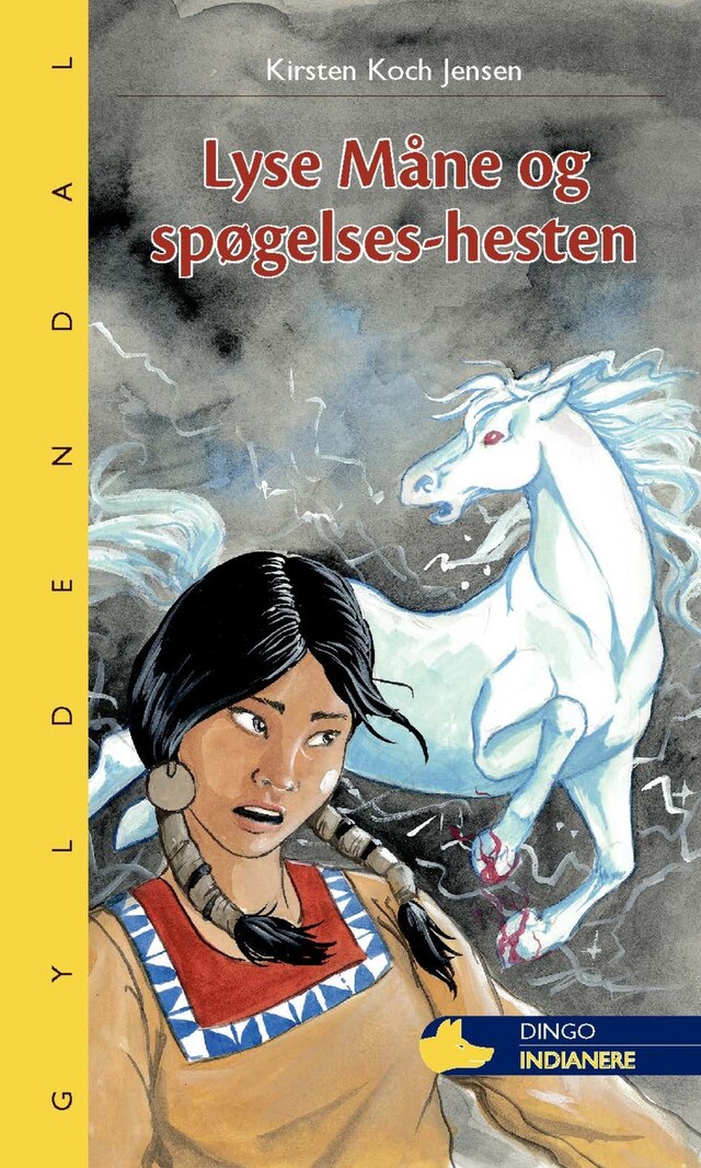 Okładka książki dla Lyse Måne og spøgelses-hesten