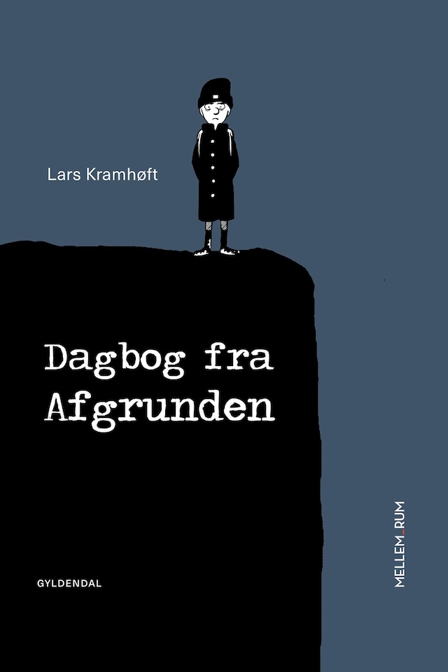 Book cover for Mellem_rum. Dagbog fra afgrunden