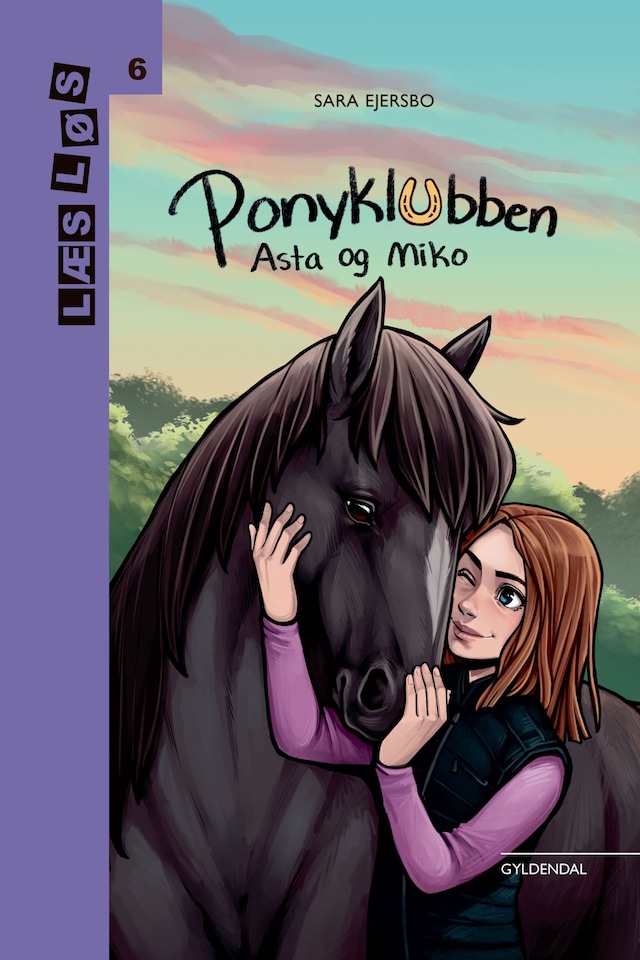 Bogomslag for Ponyklubben. Asta og Miko