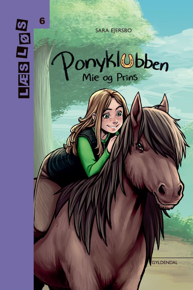 Kirjankansi teokselle Ponyklubben. Mie og Prins