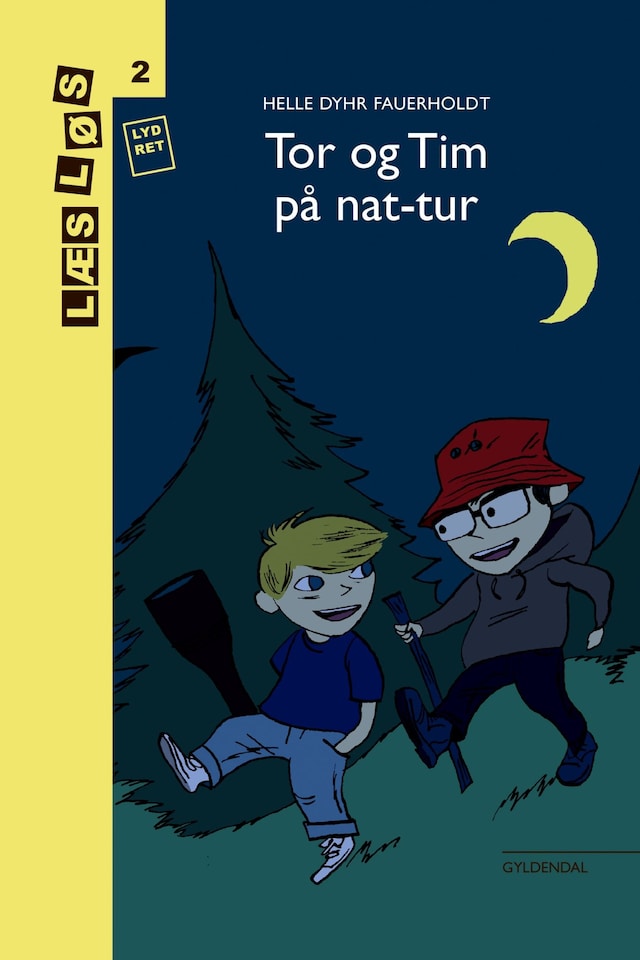 Portada de libro para Tor og Tim på nat-tur