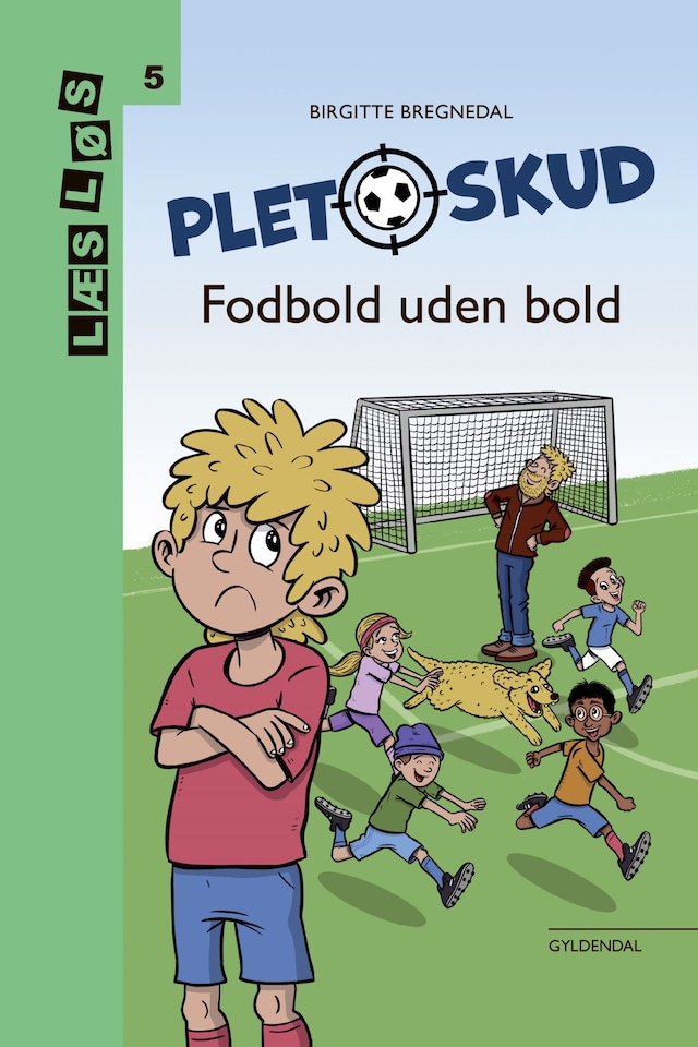 Boekomslag van Pletskud. Fodbold uden bold