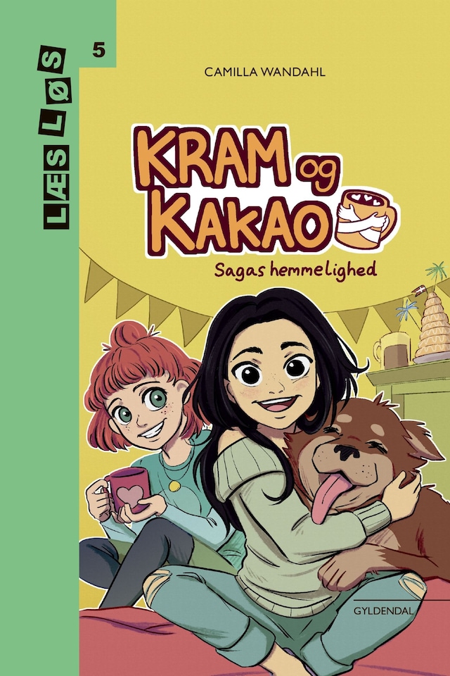 Book cover for Kram og Kakao. Sagas hemmelighed