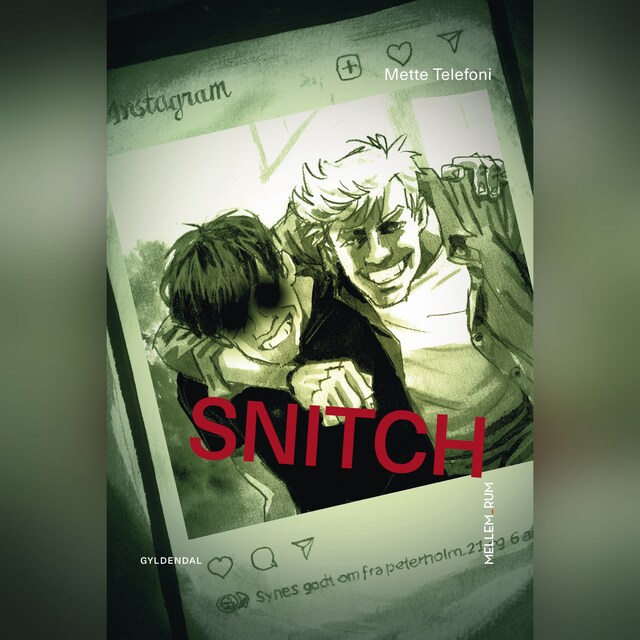 Book cover for Mellem_rum. Snitch