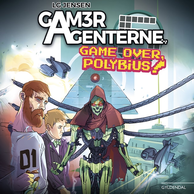 Kirjankansi teokselle GamerAgenterne. Game over, Polybius!