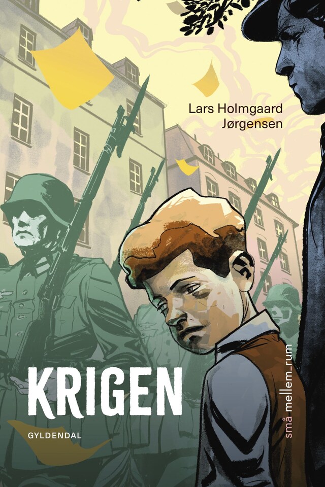 Book cover for små mellem_rum. Krigen