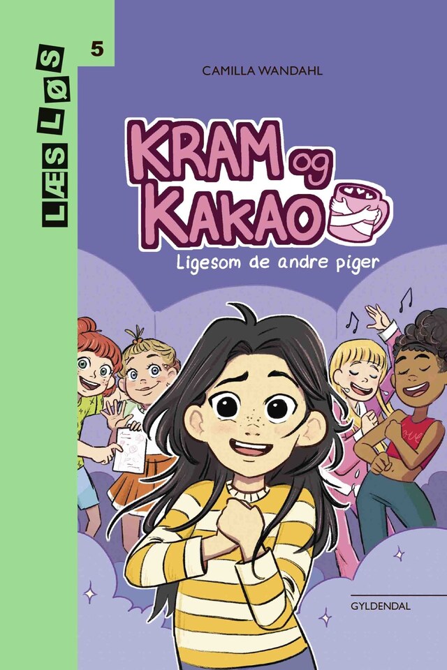 Book cover for Kram og Kakao. Ligesom de andre piger