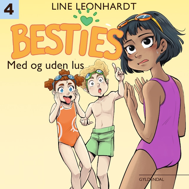 Buchcover für Besties. Med og uden lus