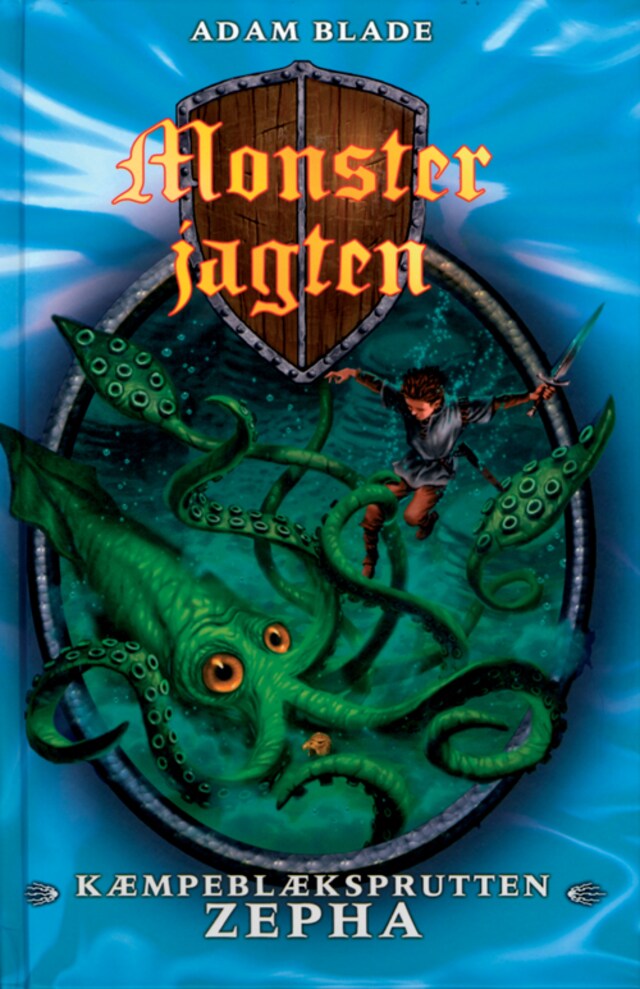 Portada de libro para Monsterjagten (07) Kæmpeblæksprutten Zepha