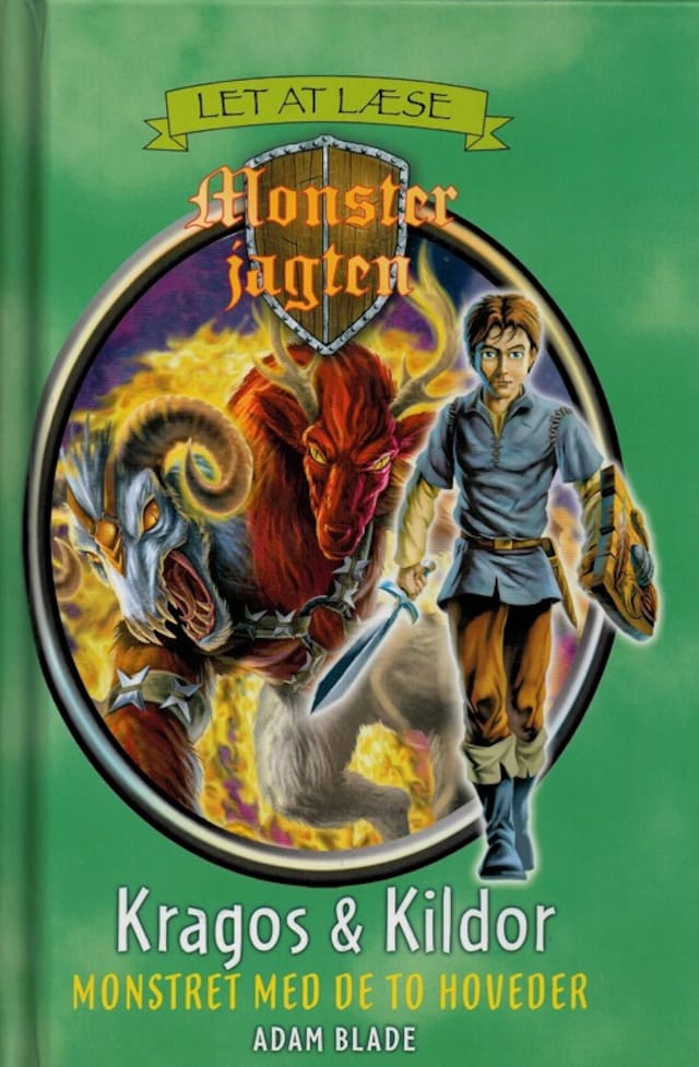 Book cover for Monsterjagten Let at læse: Kragos & Kildor