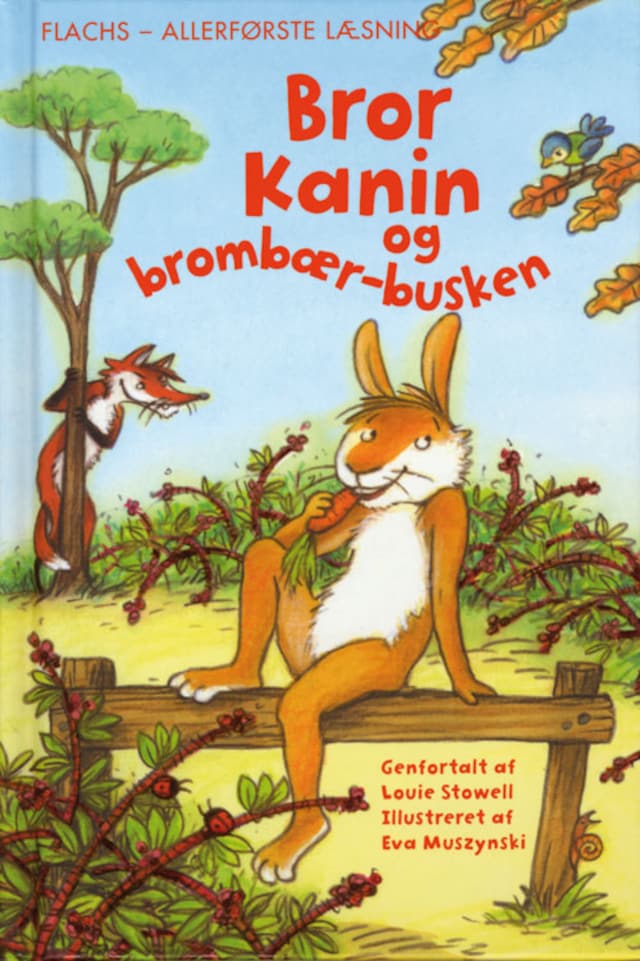 Portada de libro para Bror kanin i brombærbusken