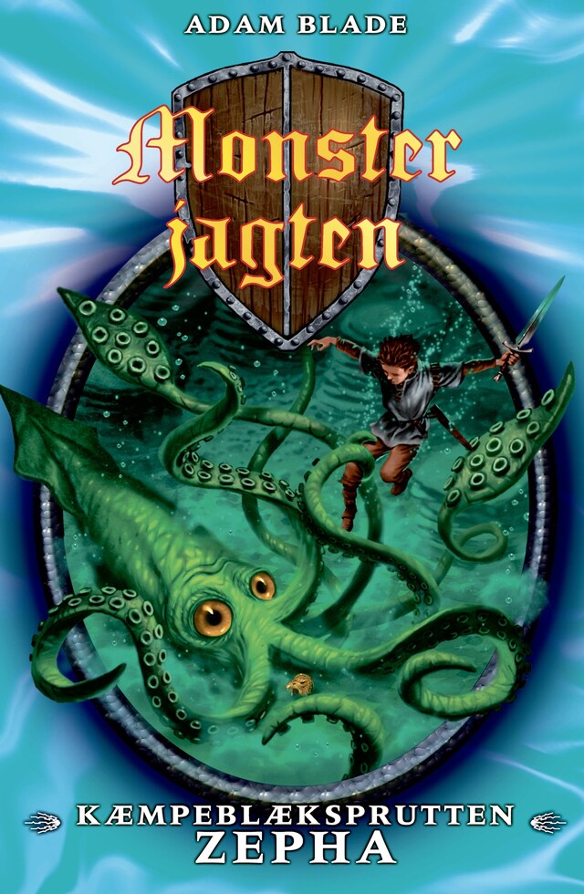 Book cover for Monsterjagten (7) Kæmpeblæksprutten Zepha