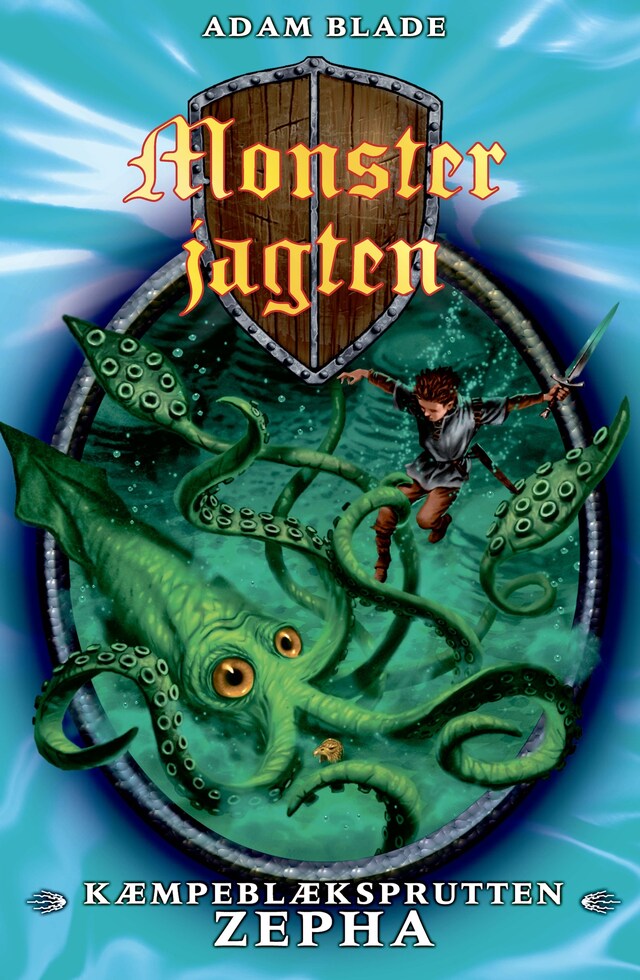 Couverture de livre pour Monsterjagten (7) Kæmpeblæksprutten Zepha