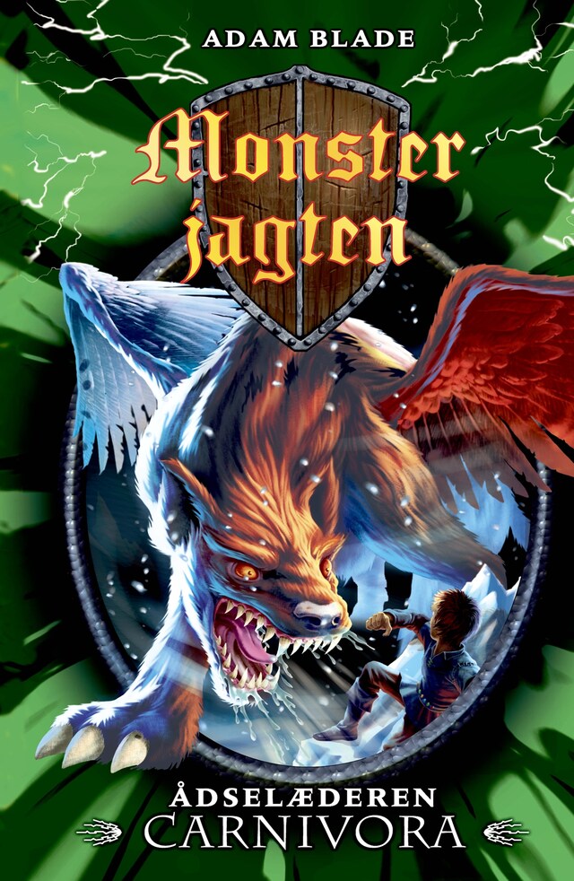 Book cover for Monsterjagten (42) Ådselæderen Carnivora