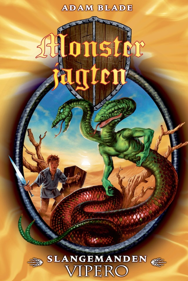 Book cover for Monsterjagten (10) Slangemanden Vipero