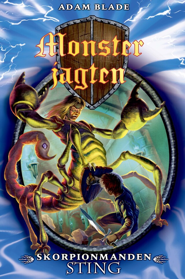 Book cover for Monsterjagten (18) Skorpionmanden Sting