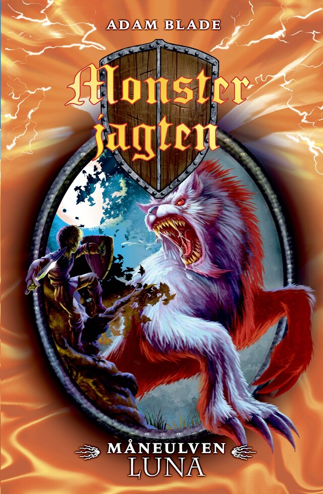 Book cover for Monsterjagten (22) Måneulven Luna