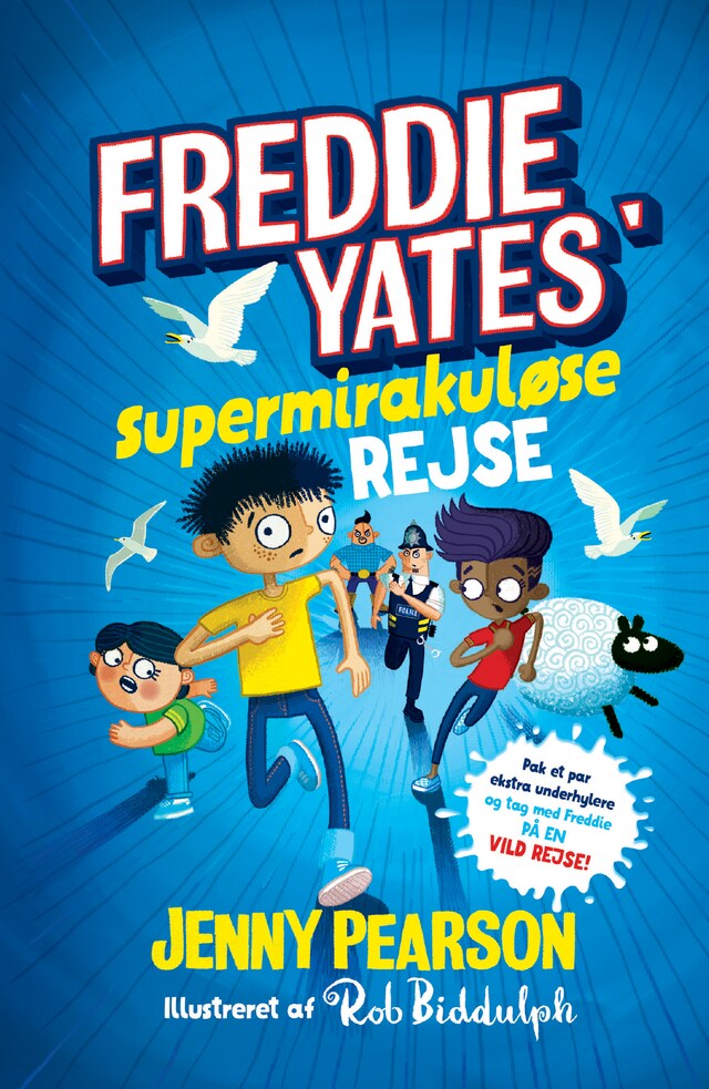 Couverture de livre pour Freddie Yates' supermirakuløse rejse