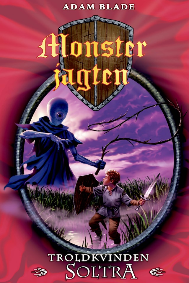 Kirjankansi teokselle Monsterjagten (9) Troldkvinden Soltra