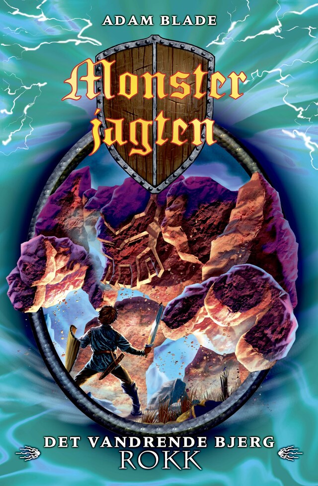 Couverture de livre pour Monsterjagten (27) Det vandrende bjerg Rokk