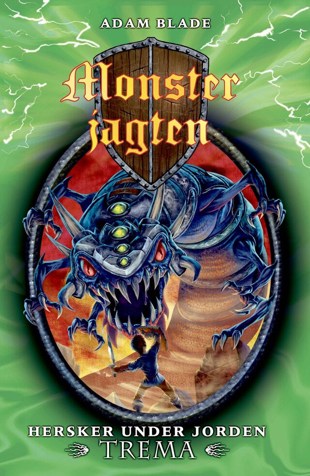 Book cover for Monsterjagten (29) Hersker under jorden Trema