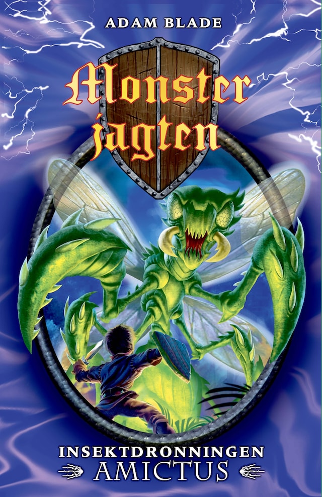 Book cover for Monsterjagten (30) Insektdronningen Amictus