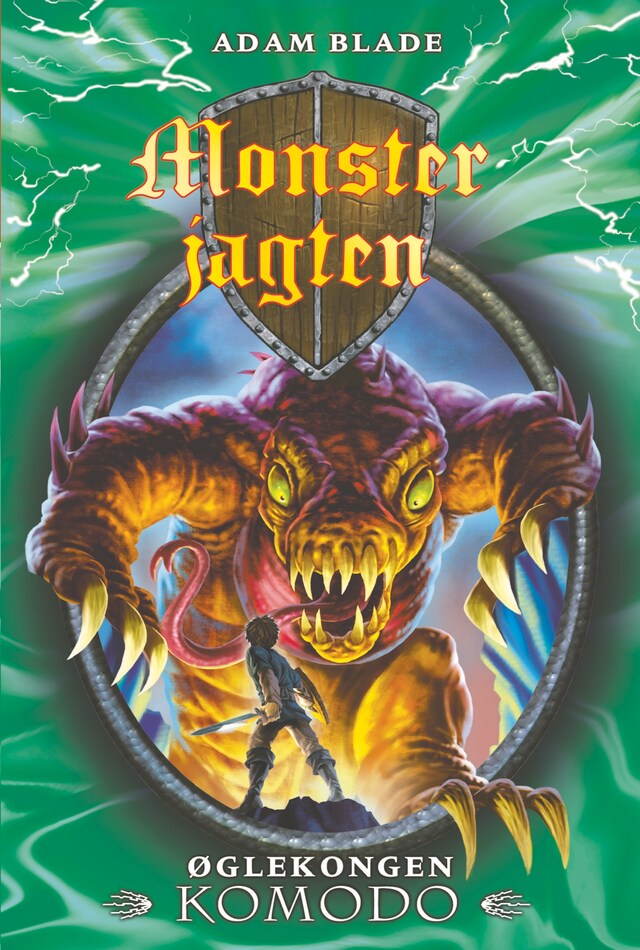 Book cover for Monsterjagten (31) Øglekongen Komodo