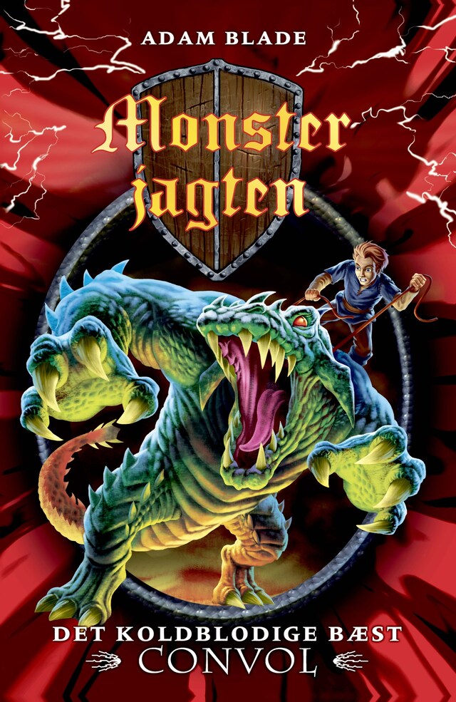 Book cover for Monsterjagten (37) Det koldblodige bæst Convol