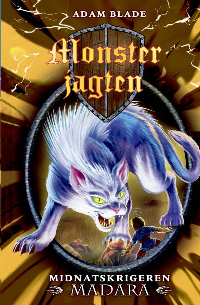 Book cover for Monsterjagten (40) Midnatskrigeren Madara