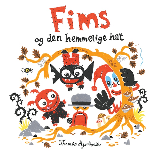 Boekomslag van Fims og den hemmelige hat
