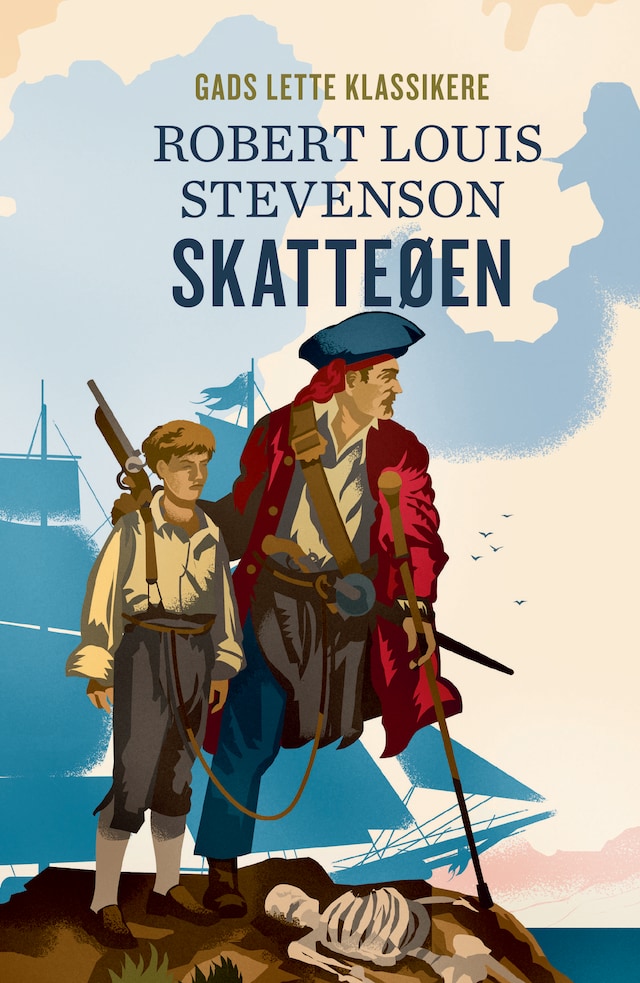 Couverture de livre pour GADS LETTE KLASSIKERE: Skatteøen