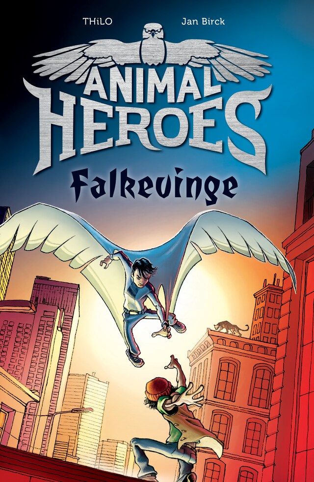 Book cover for Animal Heroes (1) Falkevinge