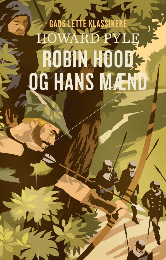 Kirjankansi teokselle Robin Hood og hans mænd