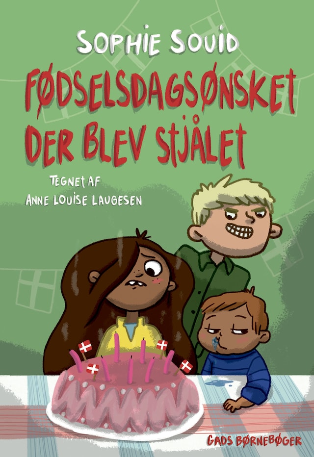 Book cover for Fødselsdagsønsket, der blev stjålet