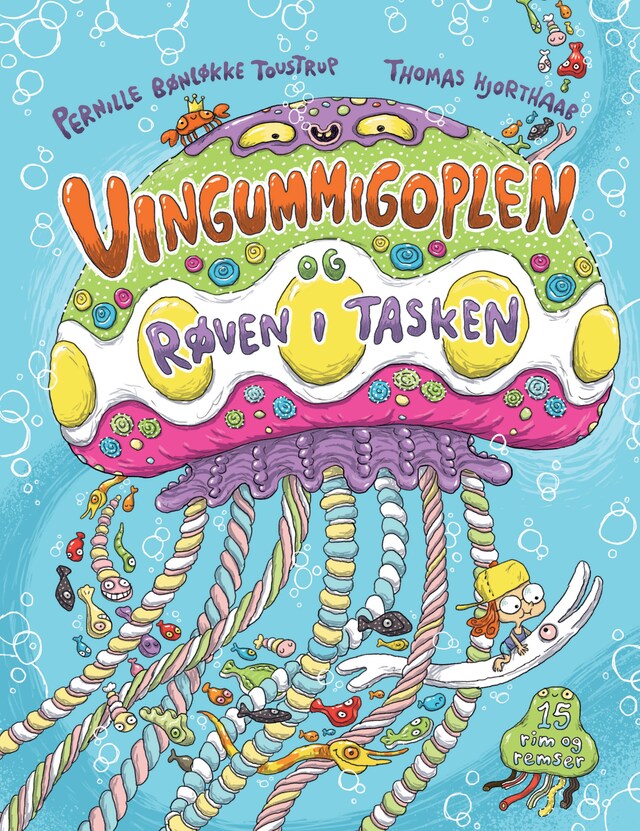 Buchcover für Vingummigoplen og røven i tasken