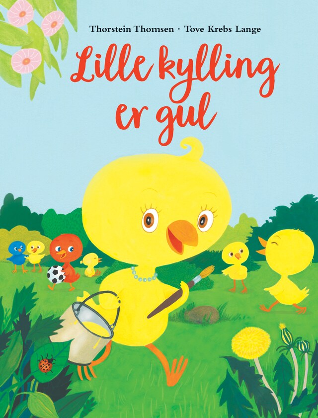 Book cover for Lille kylling er gul