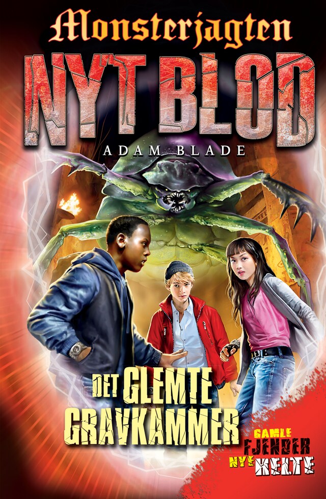 Book cover for Monsterjagten – Nyt blod (3) Det glemte gravkammer